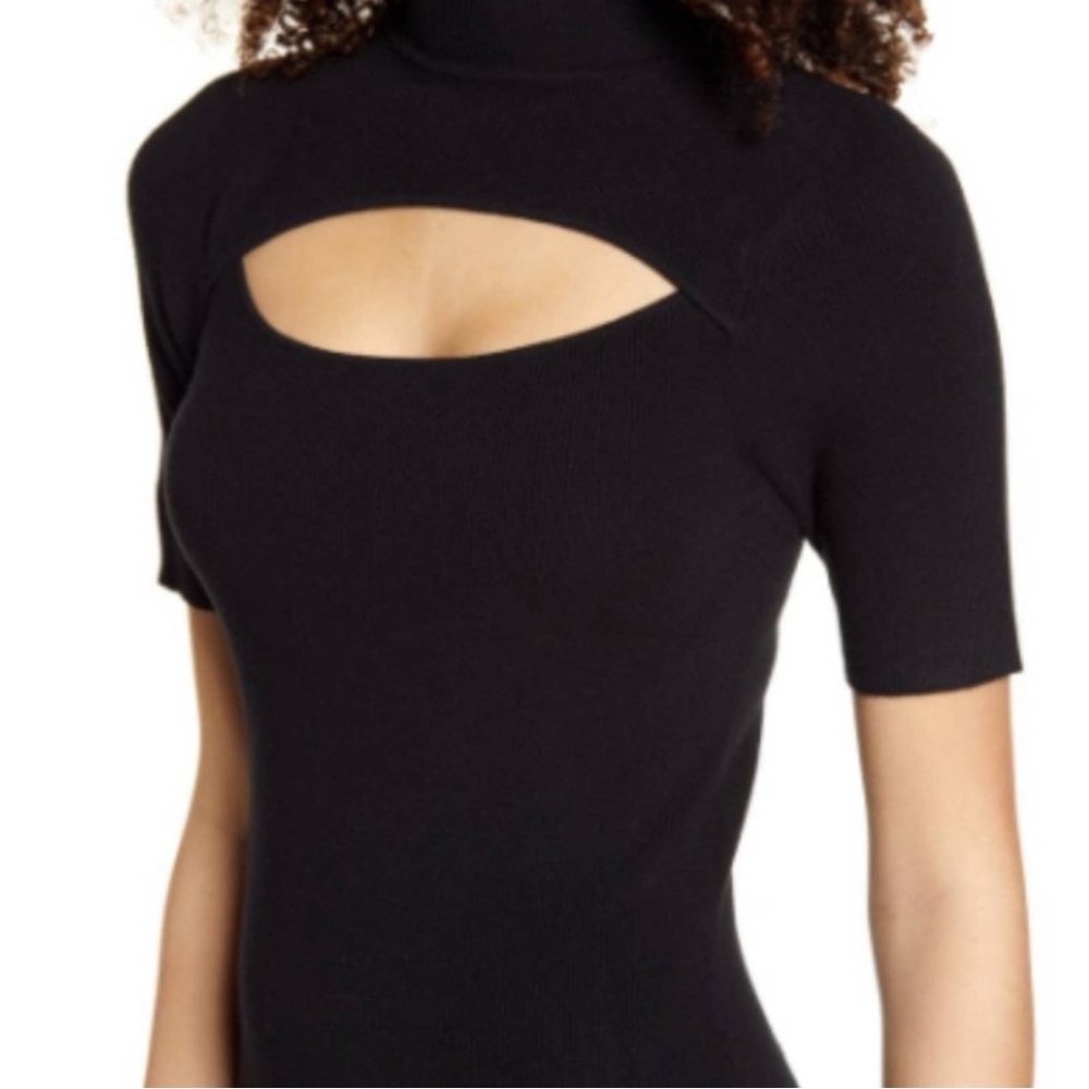 Leith Cut Out Stretch MIDI Dress - Picture 3 of 14